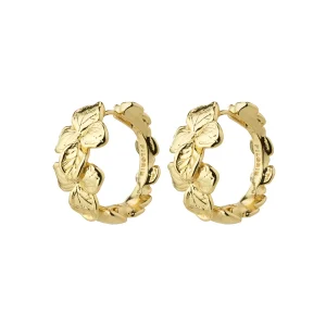 ECHO hoop earrings gold-plated