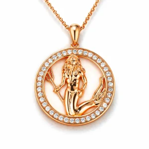 Halskette Sternzeichen Roségold Eclipse