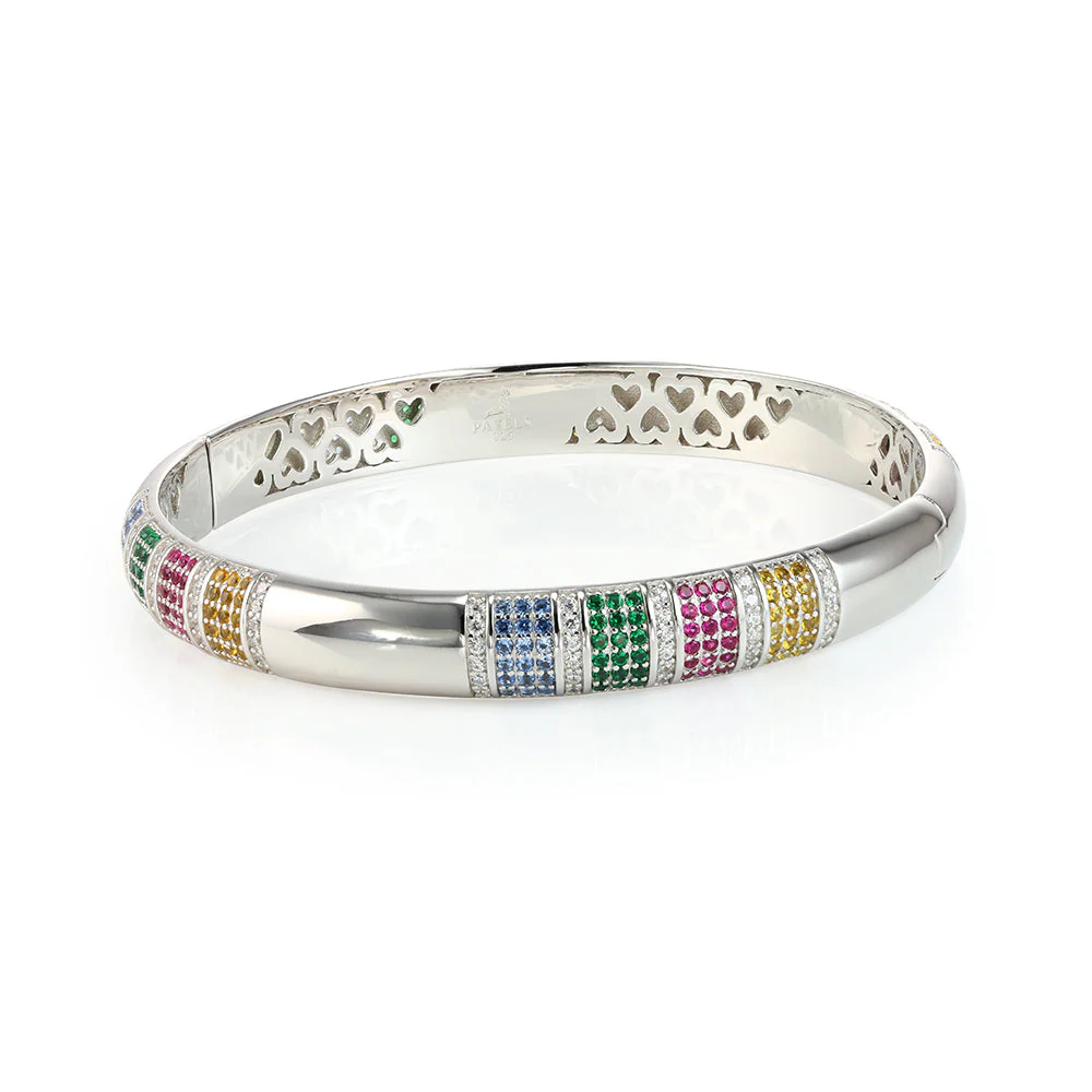 Armreifen Rainbow Silber